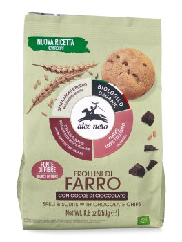 Frollini di Farro con Gocce di Cioccolato Bio - 1