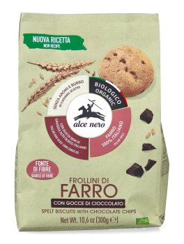 Frollini di Farro con Gocce di Cioccolato Bio - 1