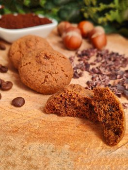 Frollini Paleo alla Nocciola con Fave di Cacao Crudo e Caffè - 5