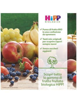 Frutta Frullata e Cereali Antichi Bio - Mela, Banana e Lampone con Farro - 3