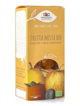 Mele, Pere, Prugne e Cachi Essiccati - Frutta Mista Bio - 1