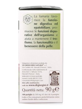 Fumaria Estratto Integrale Secco - Pastiglie - 6