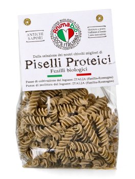 Fusilli di Piselli Proteici Bio - Pasta di Legumi - 1