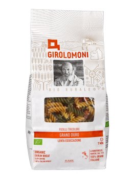 Fusilli Tricolore Semola, Spinaci, Pomodoro Bio - 1