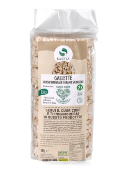 Gallette di Riso Integrale e Grano Saraceno Bio - 1