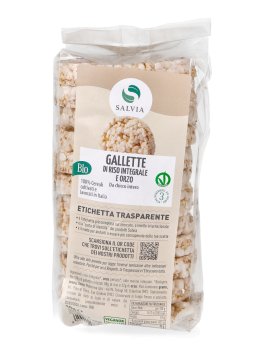 Gallette di Riso Integrale e Orzo Perlato Bio Italiani - 1