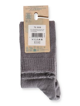 Gambaletti Lisci in Lana Merinos "Avada" - Grigio - Taglia 35/38 - 3