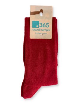 Gambaletti Lisci in Lana Merinos "Avada" - Rosso - 2