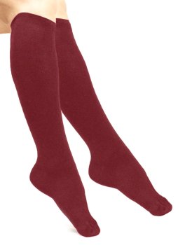 Gambaletti Lisci in Lana Merinos extra Fine "Avada" - Bordeaux - 1