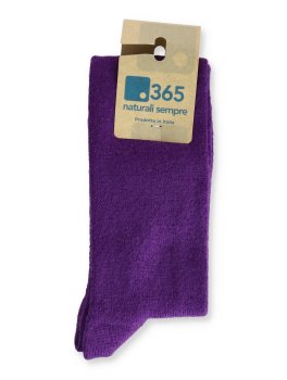 Gambaletti Lisci in Lana Merinos extra Fine "Avada" - Viola - 2