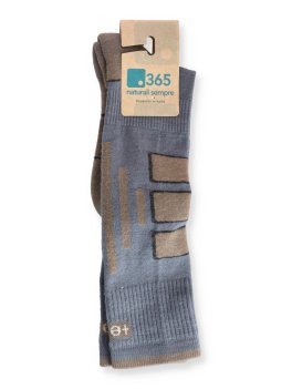 Gambaletti Trekking in Lana Merinos "Politecnica"  -- Beige e Jeans - Taglia 35/38 - 2