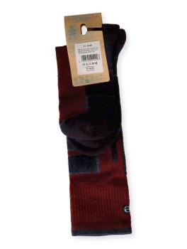 Gambaletti Trekking in Lana Merinos "Politecnica" - Bordeaux e Blu - 3