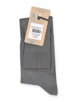Gambaletto Donna in Cotone Biologico con Polso Inglese - Grigio - 3