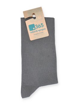 Gambaletto Donna in Cotone Biologico con Polso Inglese - Grigio - 2