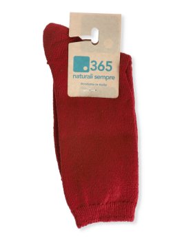 Gambaletto Donna Liscio in Lana Merinos Extra Fine "Wooly" - Bordeaux - 2