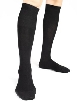 Gambaletto in Viscosa di Bamboo - Nero - 1