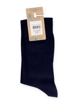 Gambaletto Uomo in Filo di Scozia Blu - 3