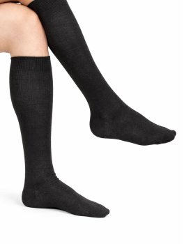 Gambaletto Uomo in Filo di Scozia - Nero - 1