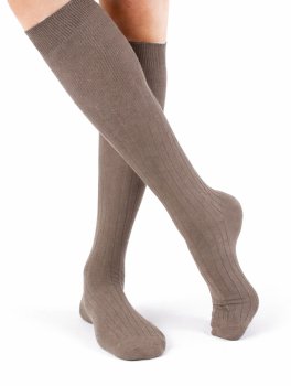 Gambaletto Uomo in Tencel™ Lyocell a Coste con Polso Alto - Pavè - 1