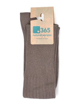 Gambaletto Uomo in Tencel™ Lyocell a Coste con Polso Alto - Pavè - 2