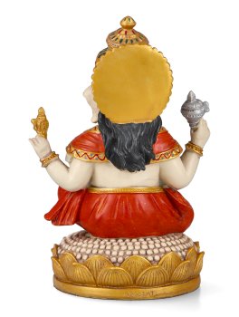 Statua di Ganesha che scrive il Mahabharata - 3