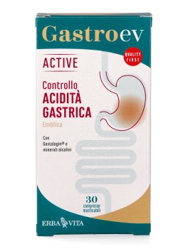 Gastro Ev Active per il Controllo dell'Acidità Gastrica - Compresse - 2