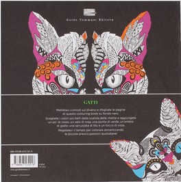 Gatti - Colouring Book - Black Premium — Libro - 2