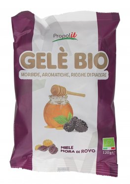 Gelè Bio in Busta - Caramelle Gommose Miele e Mora di Rovo - 1