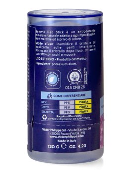 Gemma Deo Stick Neutro - Allume di Potassio - 3