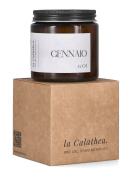 Gennaio - Candela Profumata in Cera di Soia - 3