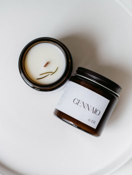 Gennaio - Candela Profumata in Cera di Soia - 6