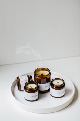 Gennaio - Candela Profumata in Cera di Soia - 8