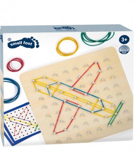 Geoboard di Legno con Elastici - 3