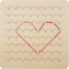 Geoboard di Legno con Elastici - 4