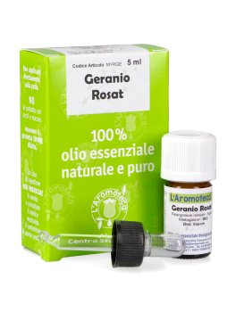 Geranio Rosat - Olio Essenziale Bio - 1