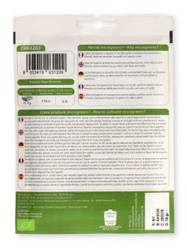 Germogli di Komatsuna Rosso Bio - Geo Microgreens - 2