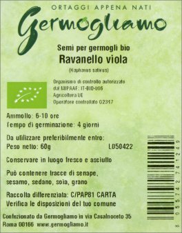 Germogli - Ravanello Viola - 2