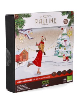 Giftbox Natale - 16 Cioccolatini Ripieni Biologici - 1