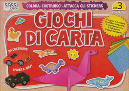 Giochi di Carta - Colora, Costruisci, Attacca gli Stickers. Vol. 3 — Libro - 1