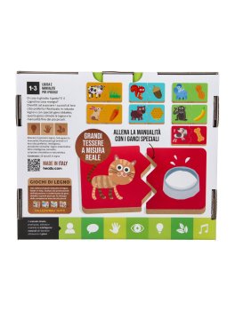 Giochi di legno - Cosa Mangiano i Cuccioli? - 3