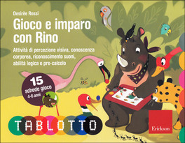 Gioco e Imparo con Rino - Schede per Tablotto (4-6 anni) — Libro - 1