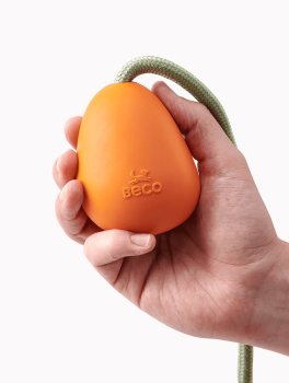 Gioco Palla in Gomma Naturale con Corda Riciclata Beco - 4