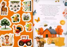 Gita alla Fattoria - Sticker e Attività — Libro - 3