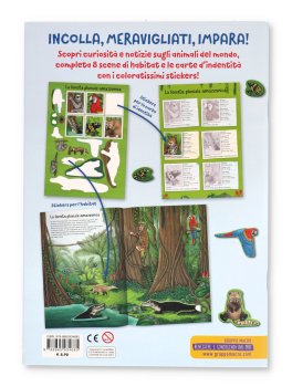 Gli Stickers della Natura - Animali Selvatici — Libro - 4