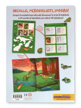 Gli Stickers della Natura: Dinosauri & Co — Libro - 4