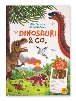 Gli Stickers della Natura: Dinosauri & Co — Libro - 1