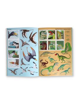 Gli Stickers della Natura: Dinosauri & Co — Libro - 2