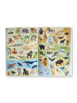Gli Stickers della Natura: L'Atlante degli Animali del Mondo — Libro - 2