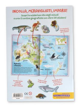 Gli Stickers della Natura: L'Atlante degli Animali del Mondo — Libro - 4