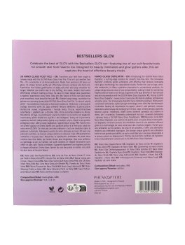 GLOV® Set Regalo Bestsellers - Raspa Piedi + Spazzola Depilatrice Rosa - 6